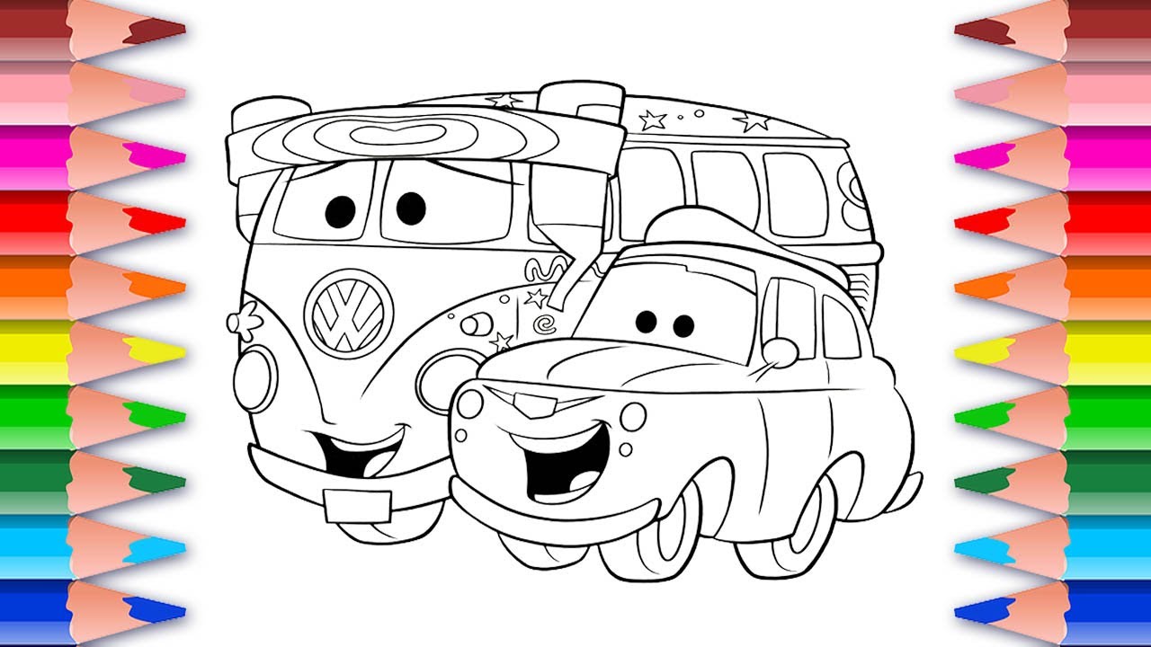 How to Draw FILLMORE & LUIGI CARS Magical Pen Lesson FOR KIDS YouTube