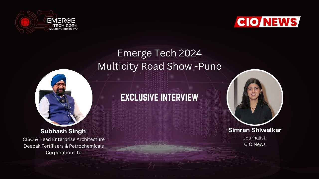 Subhash Singh Punjabi on Cybersecurity Insights at EmergeTech Pune ...
