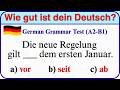 Deutsch-Test | A2, B1 oder B2? - Wie gut ist dein Deutsch wirklich? 🤔