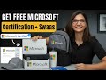 Microsoft Free Certification 2025 | 50 Days of Learning + Free Microsoft Swags