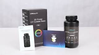 Creality UV Curable Resin Unboxing @crealityonlinestore1849