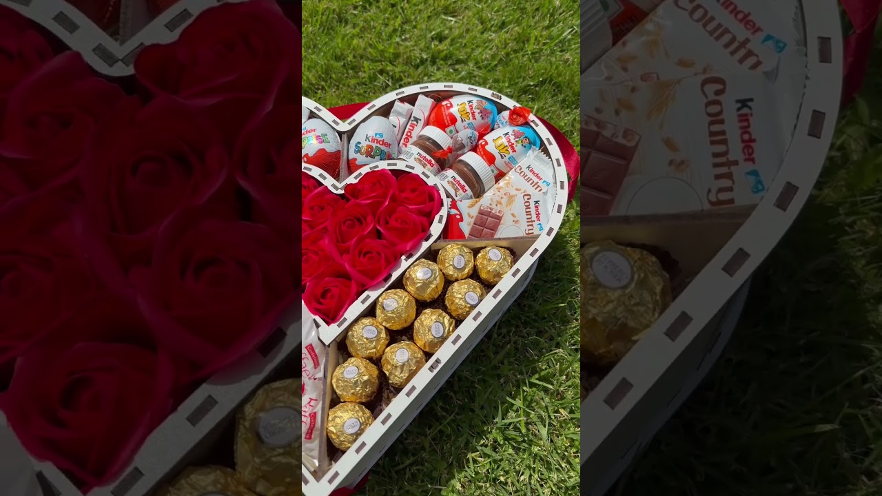 Подарочный набор, бокс для любимой с Kinder - фото №1