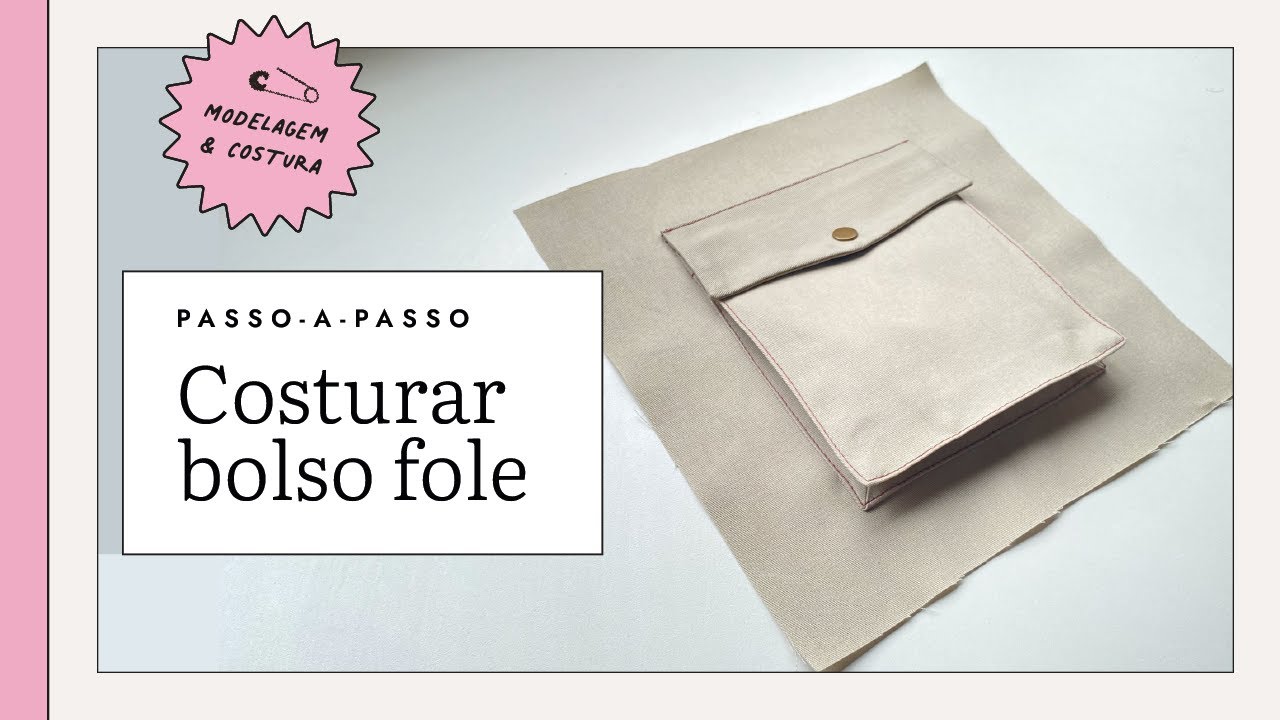 Como fazer bolso fole