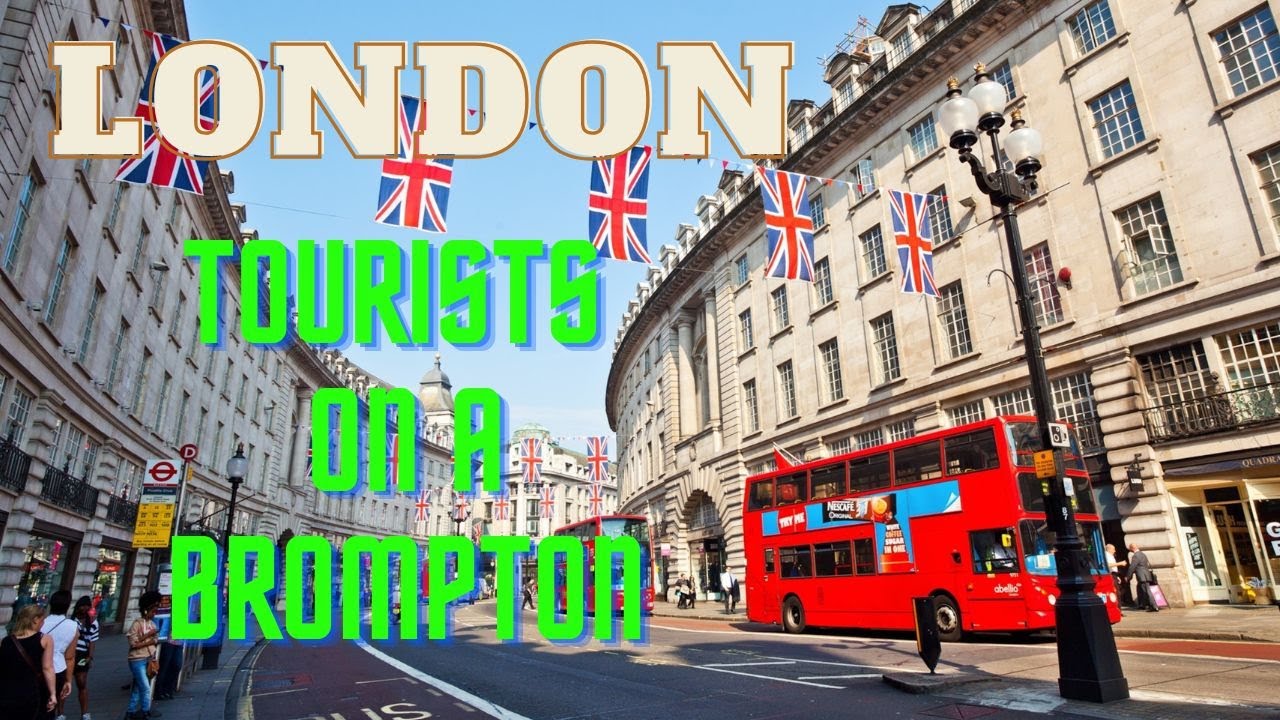 Staying Alive in London on our Bromptons