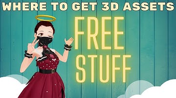 VroidStudio - Unity Store and where to find free 3D accessories