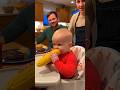 Baby Defends dad in angry baby talk🥰