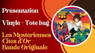 Les Mystérieuses Cités D'or - Bande Originale De La Serie Télévisée - Présentation Vynile + Tote Bag