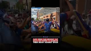 Cape Verde Fans Celebrating Against Spain Is Unbelievable! 🌍🏆