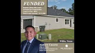 FUNDED → Ground-Up Construction 🤝 Repeat Client (4th loan with us) 💰 $171,500 📊 85% Loan-to-Cost