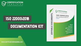 ISO 22000 Documentation Kit | Food Safety Management System Implementation