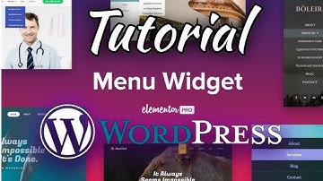 How to Create Beautiful Menus Using WordPress & Elementor Pro Menu Widget