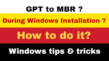 Converting GPT to MBR: A Step-by-Step Guide for Windows Installation