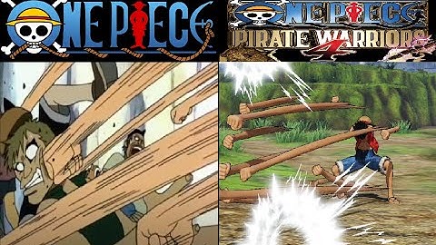 ONE PIECE: PIRATE WARRIORS 4 Comparing Pre-Timeskip Luffy