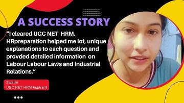 Swathi-My Best Strategy to Crack NTA UGC NET (Paper code-55) Labour WelfareHRM