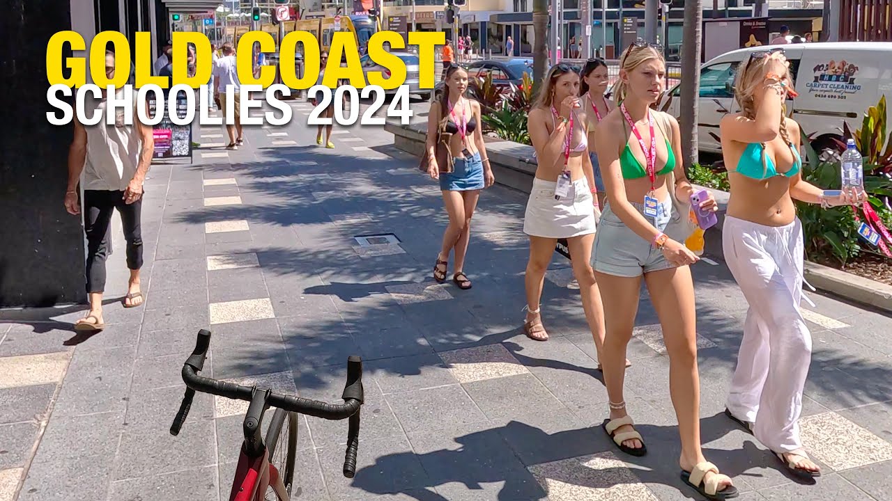 Gold Coast Schoolies By Day 2024 - Surfers Paradise - Virtual Bike Tour