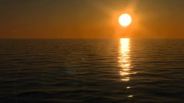 How to create a Simple Sunset scene -  3D Animation tutorial