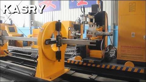8 axis cnc plasma pipe profilecutting machine for Square tube