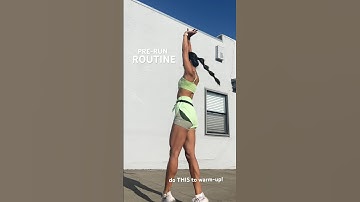 do THIS warm-up routine before your next RUN  🏃🏻‍♀️⚡️ #running #warmup #routine