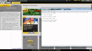 how to create a chat room on imvu