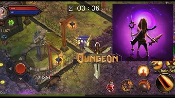 Dungeon Chronicle  gameplay 🔥walkthrough for Android & IOS, Best RPG game | BUNKERim game studio