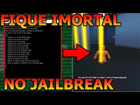 Ensinando Hacker Jailbreak Imortalidade Roblox Youtube - hack de vida infinita para roblox