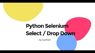 Python Selenium Handling Select Box