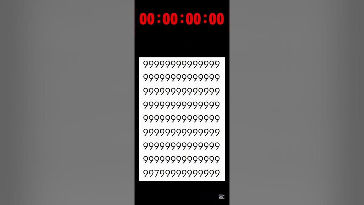 Find the different number game find the one different number brain 