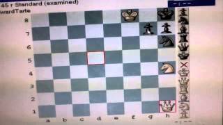 Tarte--Solution to Chess Challenge 1