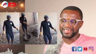 German boga dey do mason in Ghana says there are jobs in Ghana 1