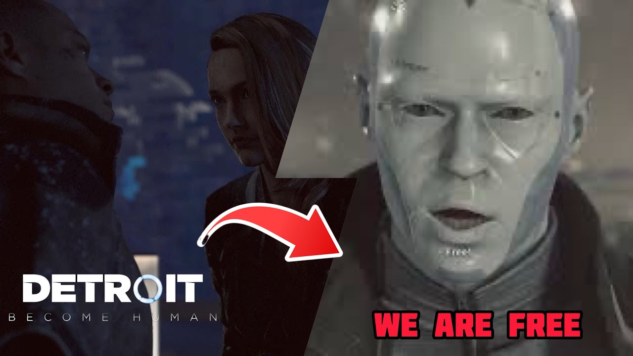 Detroit Become Human Ending : (Markus Saves Jericho) - YouTube