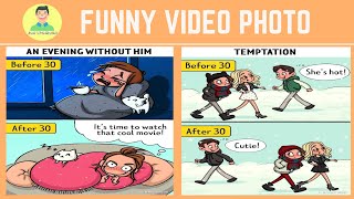 Funny And Stupid Comics Video To Make You Laugh - Before Vs After #1 |Try Not To Laugh