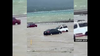 Ilang bahagi ng Boracay island, lubog sa tubig baha