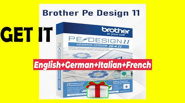 Brother PE Design 11 - Get it