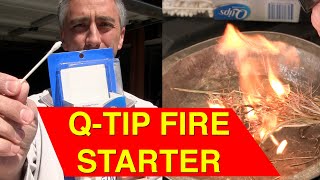 Knowing how to build a fire in an emergency can save your life. aaron
shows you use regular q-tip as survival firestarter. this technique
requires...