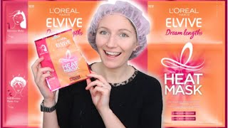 L'OREAL ELVIVE DREAM LENGTHS HEAT MASK | demo and review