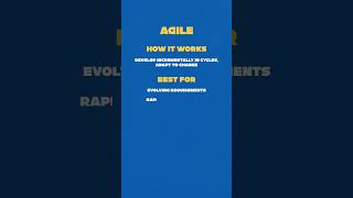 Project management methods  - AGILE #waterfall #projectmanagementtips #pmp #pmi #pmps