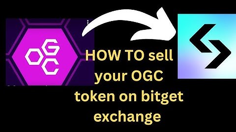 How to sell your OGC token on bitget exchange