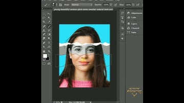 Create Torn Paper portrait effect in Photoshop | Photoshop Shorts
