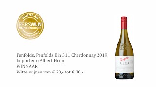 WINNAAR - WITTE WIJNEN VAN € 20 TOT € 30 - PENFOLDS, PENFOLDS BIN 311 CHARDONNAY 2019