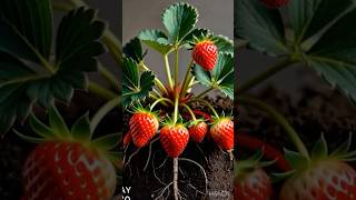 Growing Strawberry time lapse #timelapse #growth #nature #garden