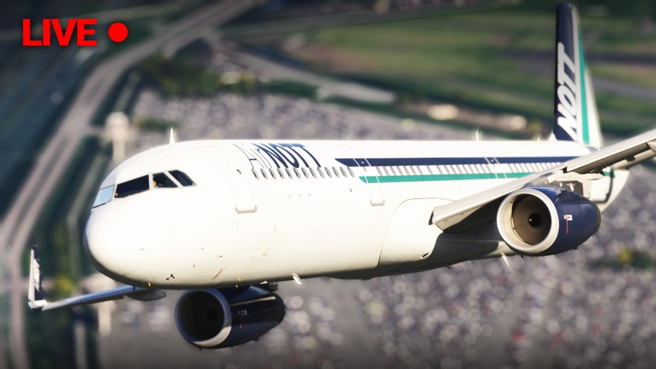 Birmingham A321 Ops to Bilbao (and back) ✈️ MSFS 2024 Live