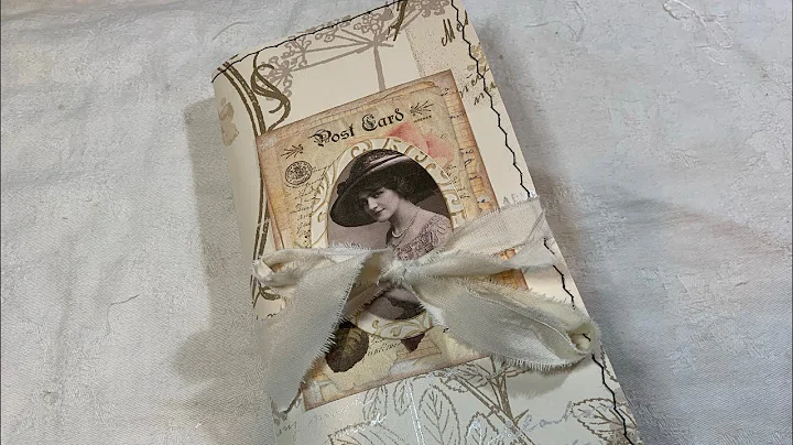 Ladies shabby vintage journal