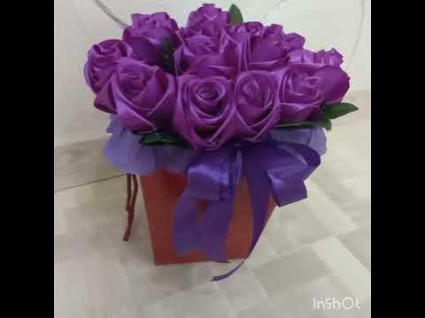 атласные розы 🌹 - YouTube