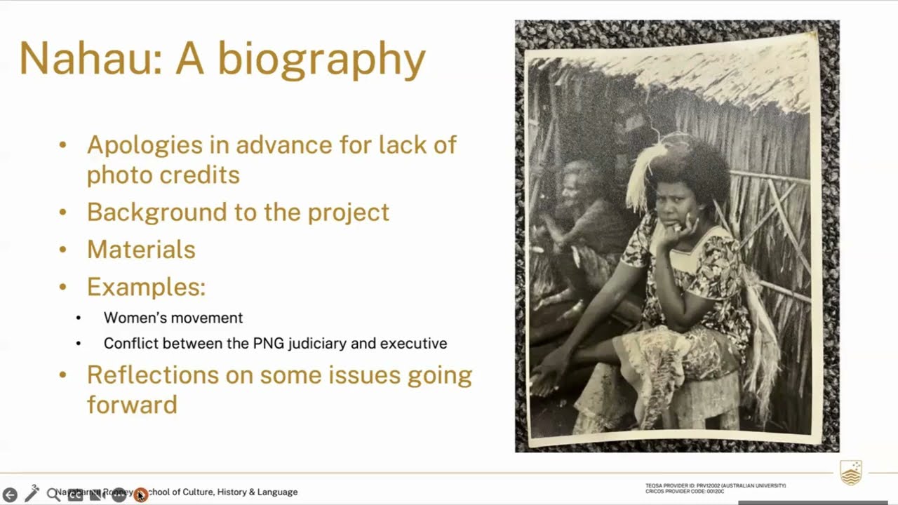 Relationality, Movement and Transnationality in Biographies across PNG and Australia: Stories through Nahau and Wesley Rooney