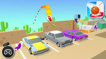 Bounce Dunk - Gameplay Walkthrough Part 72 - Basic Solution Levels 251-254 (iOS, Android)