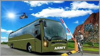 Drive US Army Bus Check Post - Android GamePlay HD screenshot 5