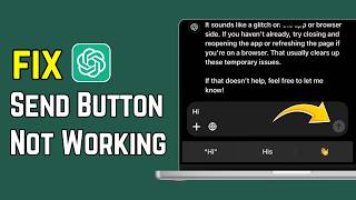 How to Fix ChatGPT Send Button Not Working (Full Guide 2026) | ChatGPT Fix