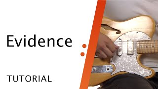 Lead Guitar Lesson // Evidence // Josh Baldwin