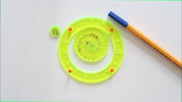 Satisfying and relaxing Spirograph design video #spirograph #how