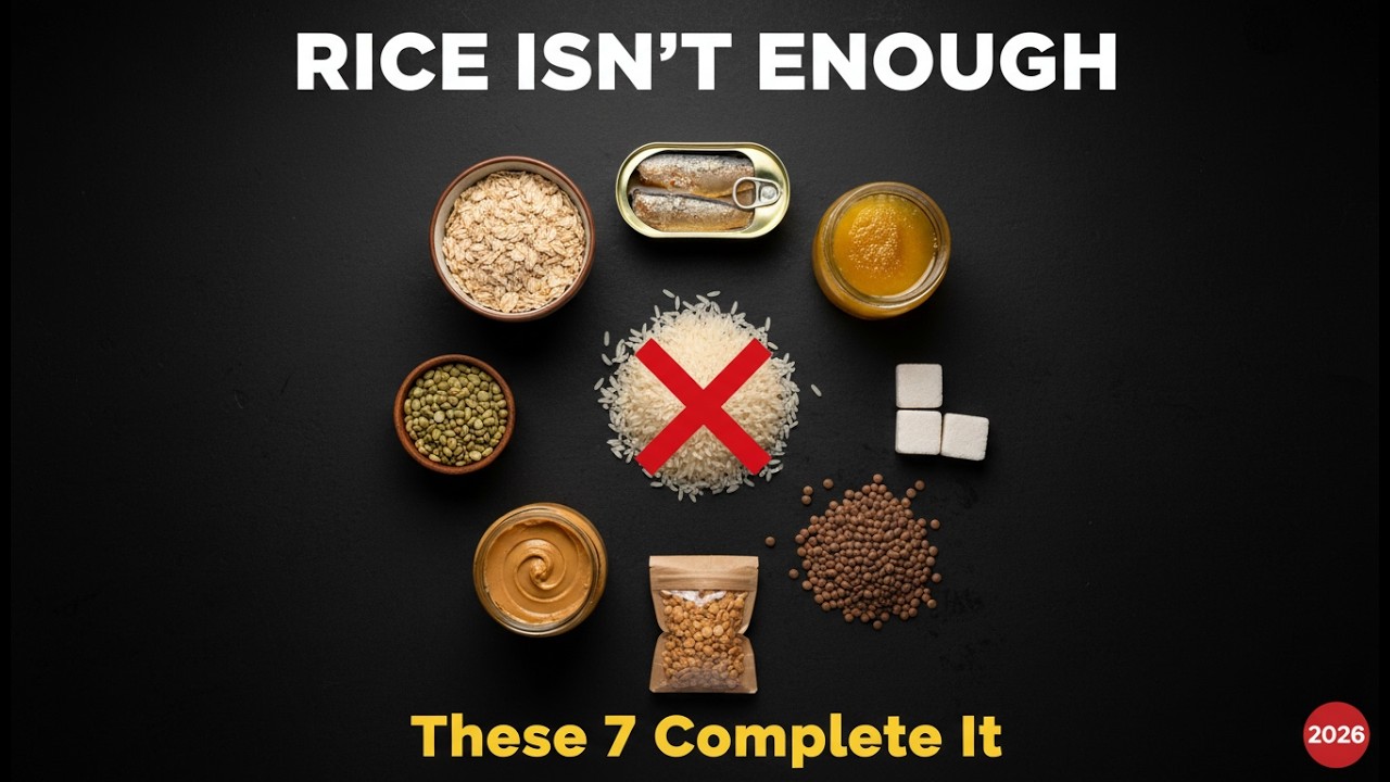 Одного риса уже недостаточно — эти 7 продуктов восполняют то, чего рис не может.
